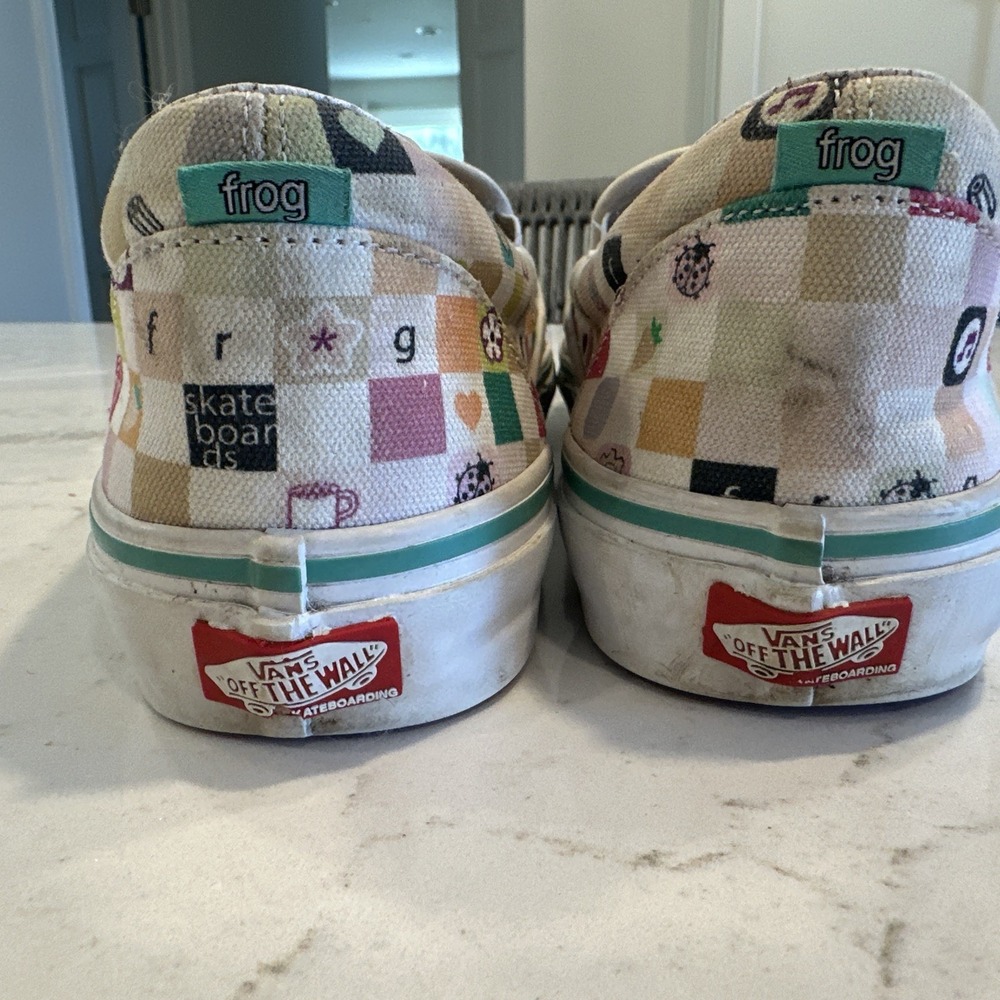 VANS x Frog collab Skateboard Men's Slip-On Skate Shoes limited edition Size 11 - Picture 4 of 11
